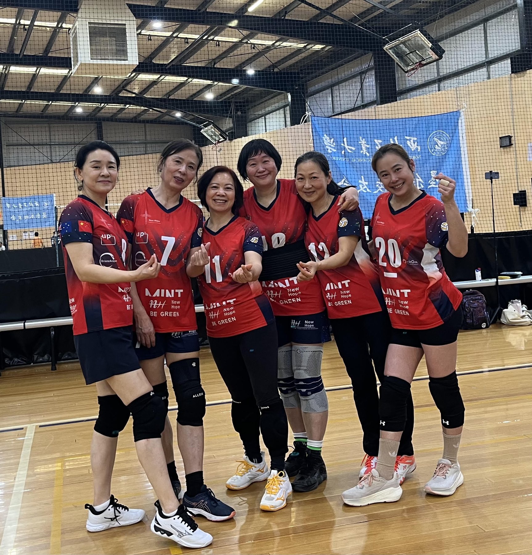 女子B组亚军——华中科技大学女子联队